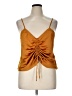 Nine West 100% Polyester Orange Sleeveless Blouse Size XL - photo 1