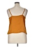 Nine West 100% Polyester Orange Sleeveless Blouse Size XL - photo 2