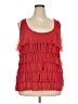 Marianne 100% Polyester Red Sleeveless Blouse Size 3X - photo 1