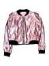 Perfashion Metallic Silver Pink Track Jacket Size 10 - 11 - photo 1
