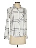 Rails 100% Rayon Plaid Silver Long Sleeve Blouse Size S - photo 1