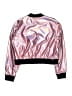 Perfashion Metallic Silver Pink Track Jacket Size 10 - 11 - photo 2