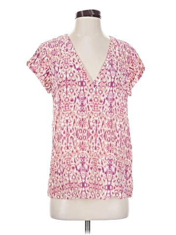Joie Short Sleeve Silk Top (view 1)