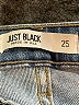 Just Black Blue Jeans Size 25 waist - photo 7