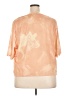 Fabletics Tie-dye Orange Short Sleeve Blouse Size 2X - photo 2