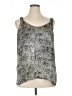 Vince Camuto 100% Polyester Silver Sleeveless Blouse Size XL - photo 1