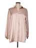 Pleione Tan Long Sleeve Blouse Size L - photo 1