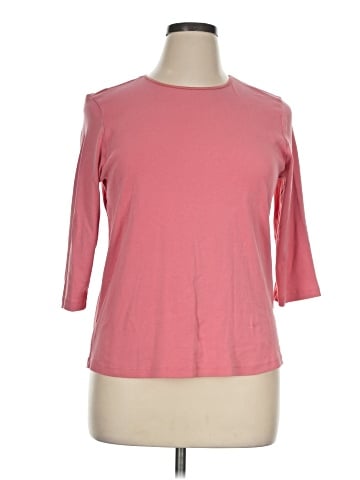 Christopher & Banks 3/4 Sleeve T-Shirt (view 1)