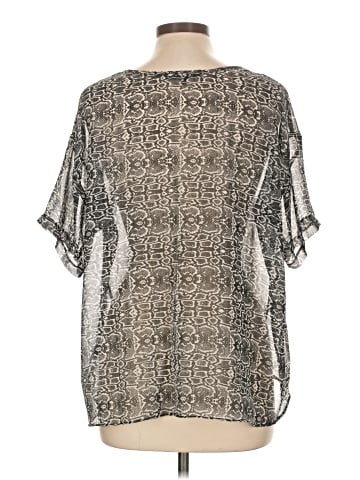 Olivaceous Short Sleeve Blouse (view 2)