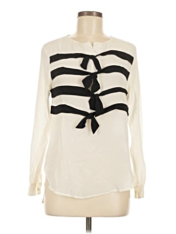 Impo Long Sleeve Silk Top (view 1)