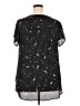 Torrid 100% Polyester Stars Black Short Sleeve Blouse Size 2X Plus (2) - photo 2
