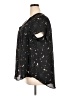 Torrid 100% Polyester Stars Black Short Sleeve Blouse Size 2X Plus (2) - photo 5