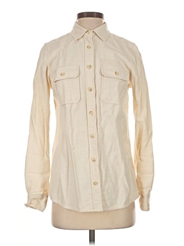 J.Crew Factory Store Long Sleeve Button-Down Shirt (view 1)