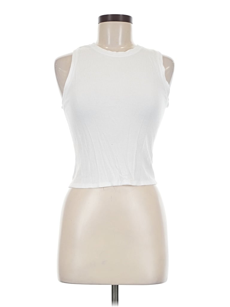 Pre-owned No Boundaries Sleeveless T-shirt In White