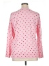 Style&Co Polka Dots Pink Pullover Sweater Size XL - photo 2
