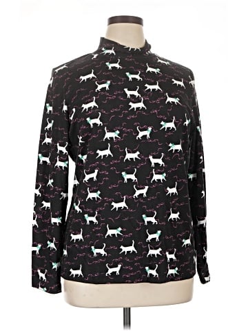 Karen Scott Long Sleeve Turtleneck (view 1)