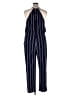 Express Outlet Stripes Blue Jumpsuit Size L - photo 2