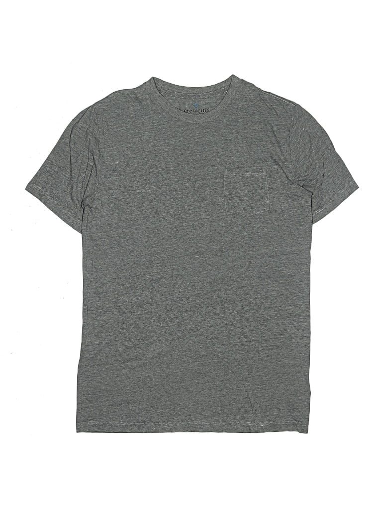 Pre-owned Crewcuts Kids' Short Sleeve T-shirt In Gray