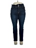 Lane Bryant Solid Blue Jeans Size 16 (estimated) - photo 1