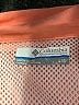Columbia 100% Polyester Color Block Orange Long Sleeve Blouse Size L - photo 7
