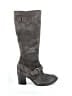 Born 100% Leather Gray Boots Size 8 - photo 1