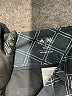 Adidas 100% Polyester Argyle Gray Shorts Size 8 - photo 3