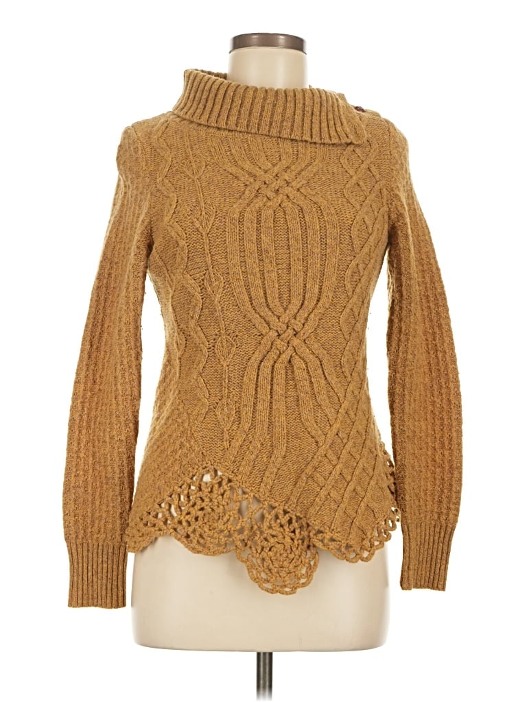 Pre-owned Moth Wool Pullover Sweater In Brown