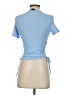 Lulus Blue Short Sleeve Top Size XS - photo 2