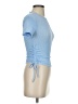 Lulus Blue Short Sleeve Top Size XS - photo 4