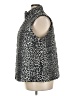 MICHAEL Michael Kors 100% Polyester Animal Print Silver Vest Size 2X - photo 5
