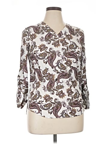 Brina & Em 3/4 Sleeve Blouse (view 1)