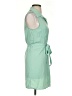 Glam 100% Polyester Green Sleeveless Blouse Size S - photo 4
