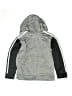 Adidas 100% Polyester Gray Zip Up Hoodie Size 7 - photo 2
