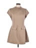 Unbranded Solid Tan Casual Dress Size L - photo 1