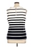 Talbots Ivory Sleeveless Blouse Size XL - photo 2