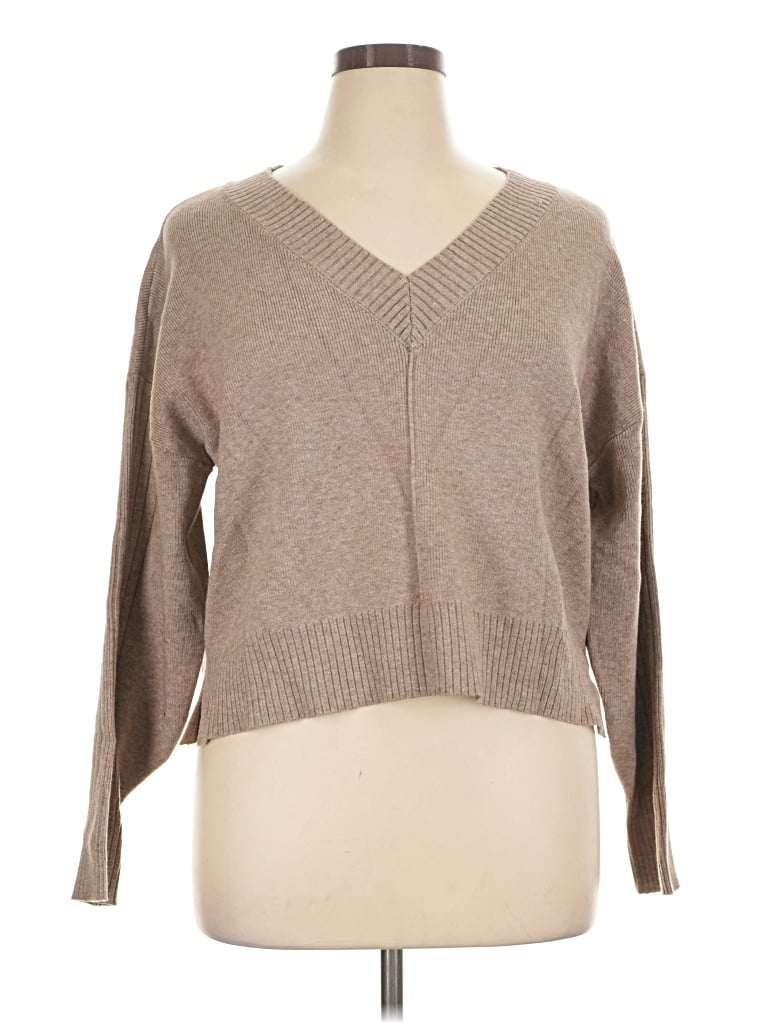Pre-owned And Now This Pullover Sweater In Tan