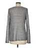 Chico's Metallic Silver Pullover Sweater Size Med (1) - photo 2