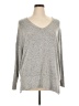 Alexander Jordan Metallic Silver Pullover Sweater Size XL - photo 1