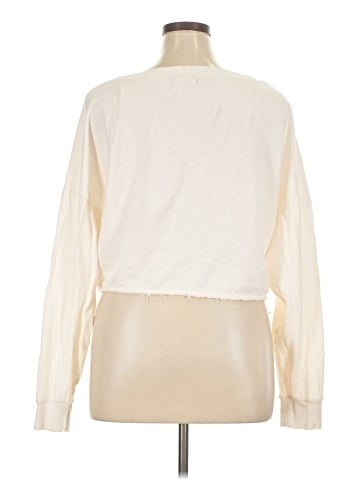 Madewell Double-Face V-Neck Long-Sleeve Tee (view 2)