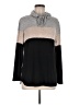 Market and Spruce Color Block Gray Pullover Sweater Size M - photo 1