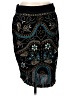 Venus 100% Polyester Paisley Blue Formal Skirt Size 12 - photo 1