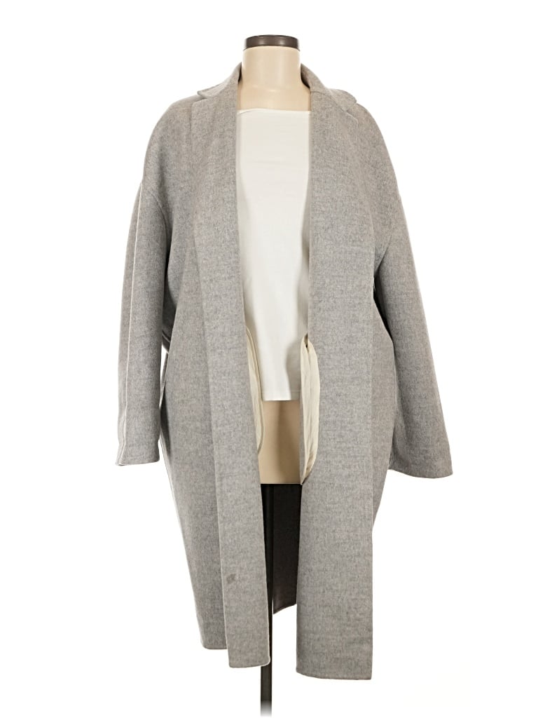 Pre-owned Rochas Wool Coat In Gray