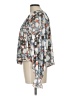Entro Gray Blue Long Sleeve Blouse Size L - photo 5