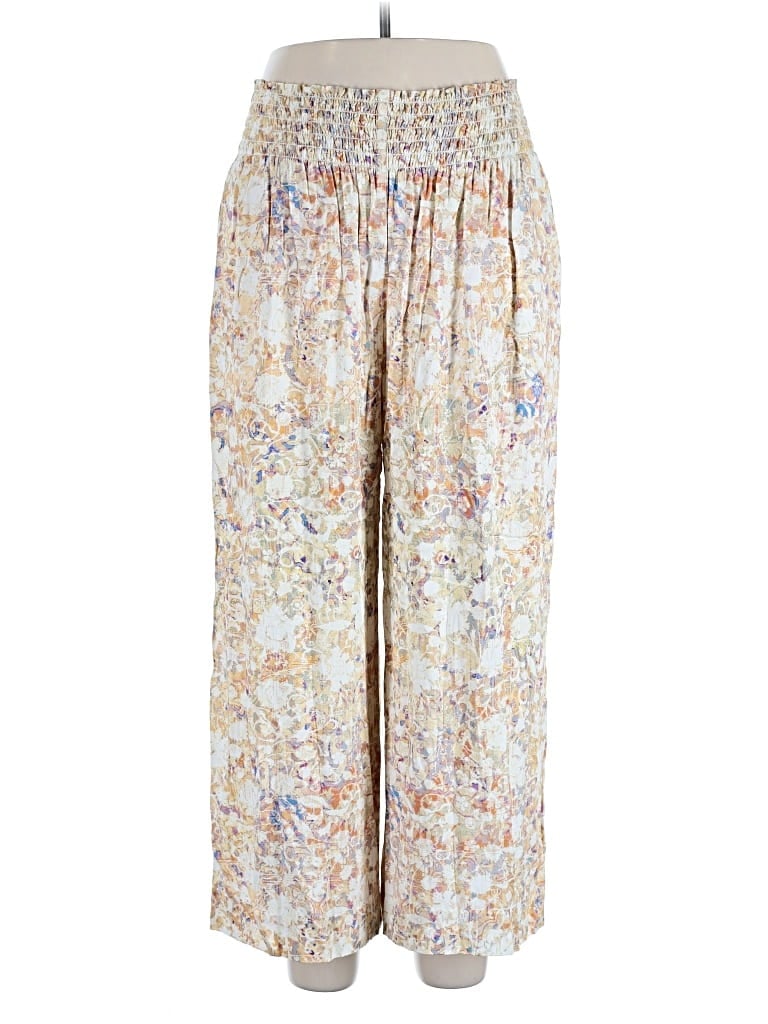 Pre-owned Peruvian Connection Casual Pants In Ivory