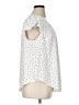 Torrid 100% Polyester Polka Dots White Short Sleeve Blouse Size 1X Plus (1) - photo 4