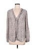 Joie Gray Long Sleeve Blouse Size M - photo 1