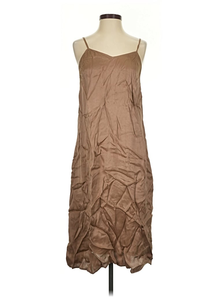 Pre-owned Able Casual Dress In Brown