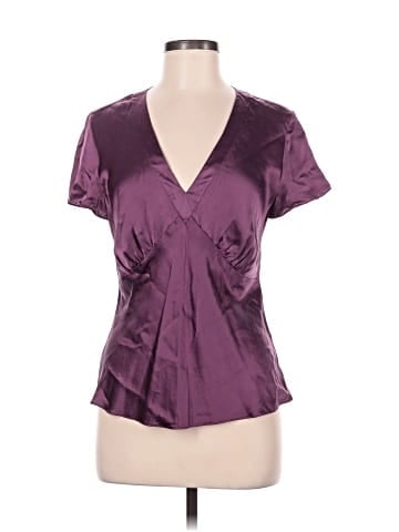 Allegory Short Sleeve Silk Top (view 1)