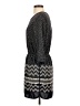 Just Fab 100% Polyester Chevron-herringbone Black Casual Dress Size S - photo 5