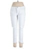 Just Black Solid White Jeans Size 33 waist - photo 1
